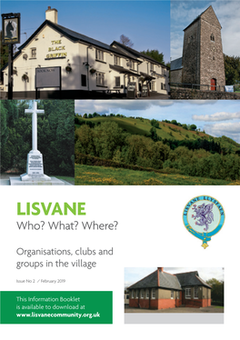 Lisvane Community at the Time of Going to Print