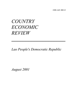 Country Economic Review ______