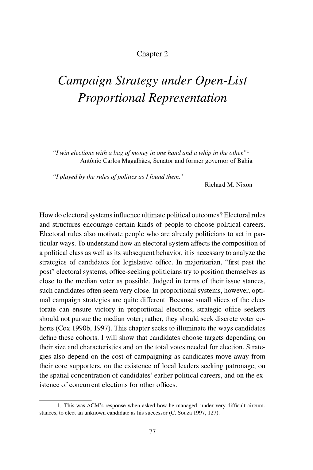 Campaign Strategy Under Open-List Proportional Representation