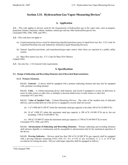 Section 3.33. Hydrocarbon Gas Vapor-Measuring Devices1