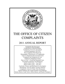 Office of Citizen Complaints