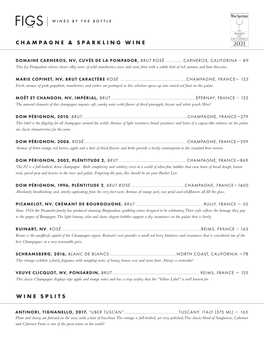 Champagne & Sparkling Wine Wine Splits