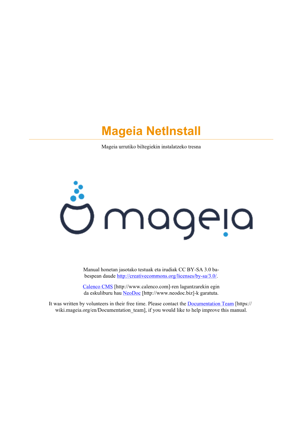 Mageia Netinstall