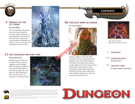 Sample File with the Sample Adventures Found in Chapter 1 of the FORGOTTEN REALMS Campaign Guide