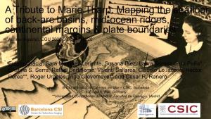 Marie Tharp: Mapping the Seafloor of Back-Arc Basins, Mid-Ocean Ridges, Continental Margins & Plate Boundaries Vienna (Austria), EGU 2020-3676, 7/5/2020