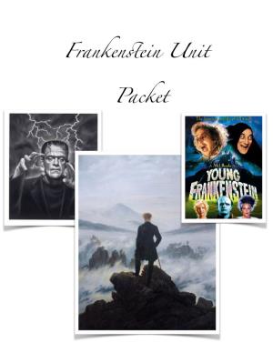 Frankenstein Unit Packet