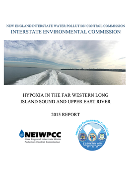 Hypoxia in the Far Western Long Island Sound and Upper East River 2015