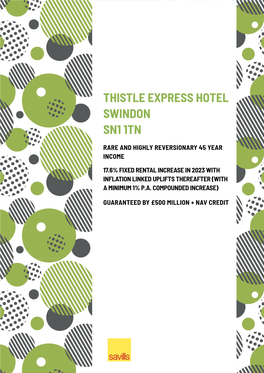 Thistle Express Hotel Swindon Sn1 1Tn