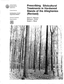 Prescribing Silvicul Treatments in Hardwood Stands of the Alleghenies