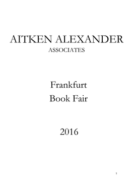 Frankfurt Book Fair 2016