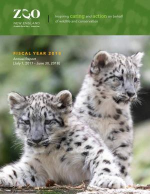 FISCAL YEAR 2018 Annual Report [July 1, 2017 – June 30, 2018]