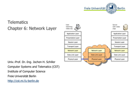 Telematics Chapter 6: Network Layer