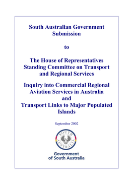 South Australian Government Submission