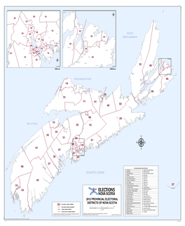 ATLANTIC OCEAN Gulf of Saint Lawrence 2012 PROVINCIAL