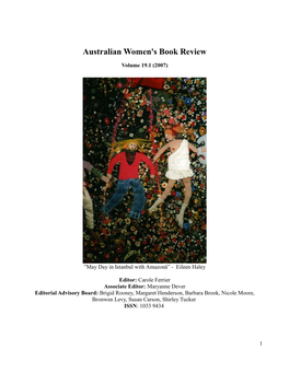 Australian Women's Book Review