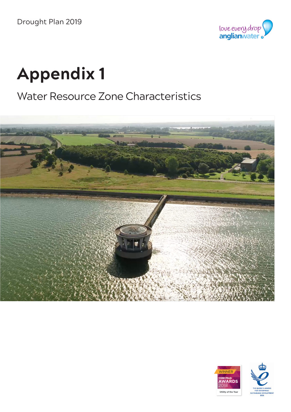 Appendix 1 Water Resource Zone Characteristics Contents