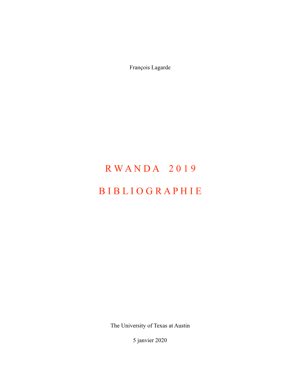 RWANDA BIBLIO 2019 Pages