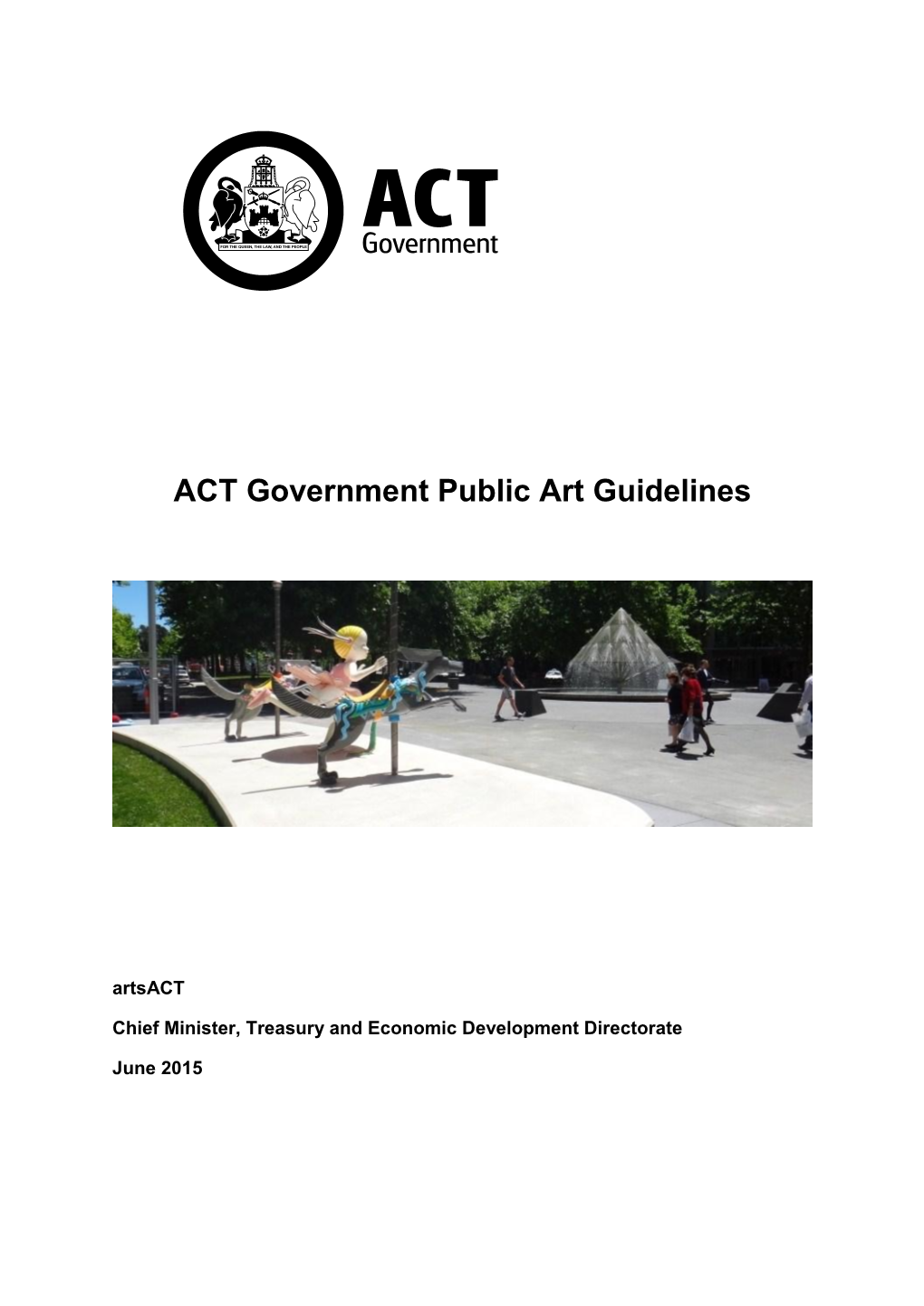 2015 ACT Government Public Art Guidelines