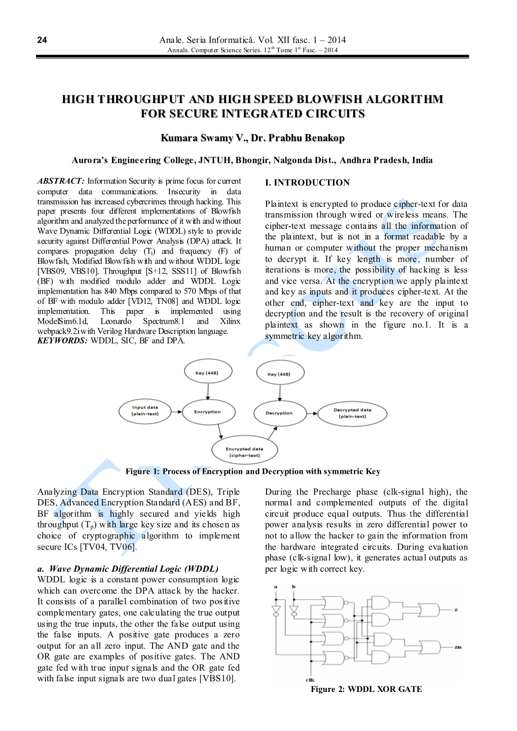 High Throughput and High Speed Blowfish Algorithm for Secure Integrated Circuits