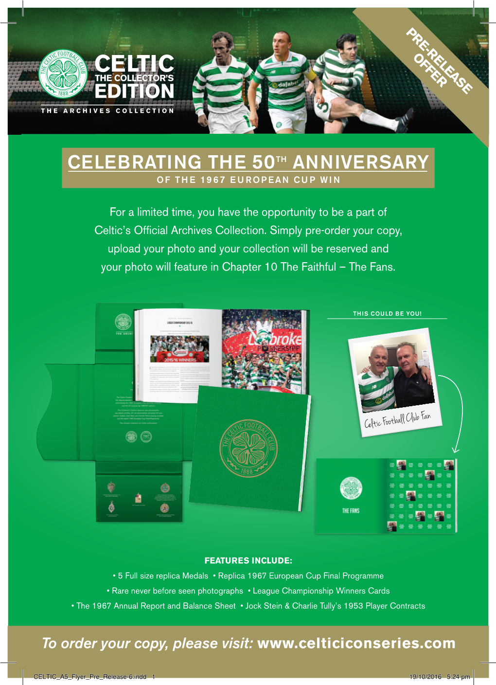 Celtic Offer the Collector’S Edition the Archives Collection