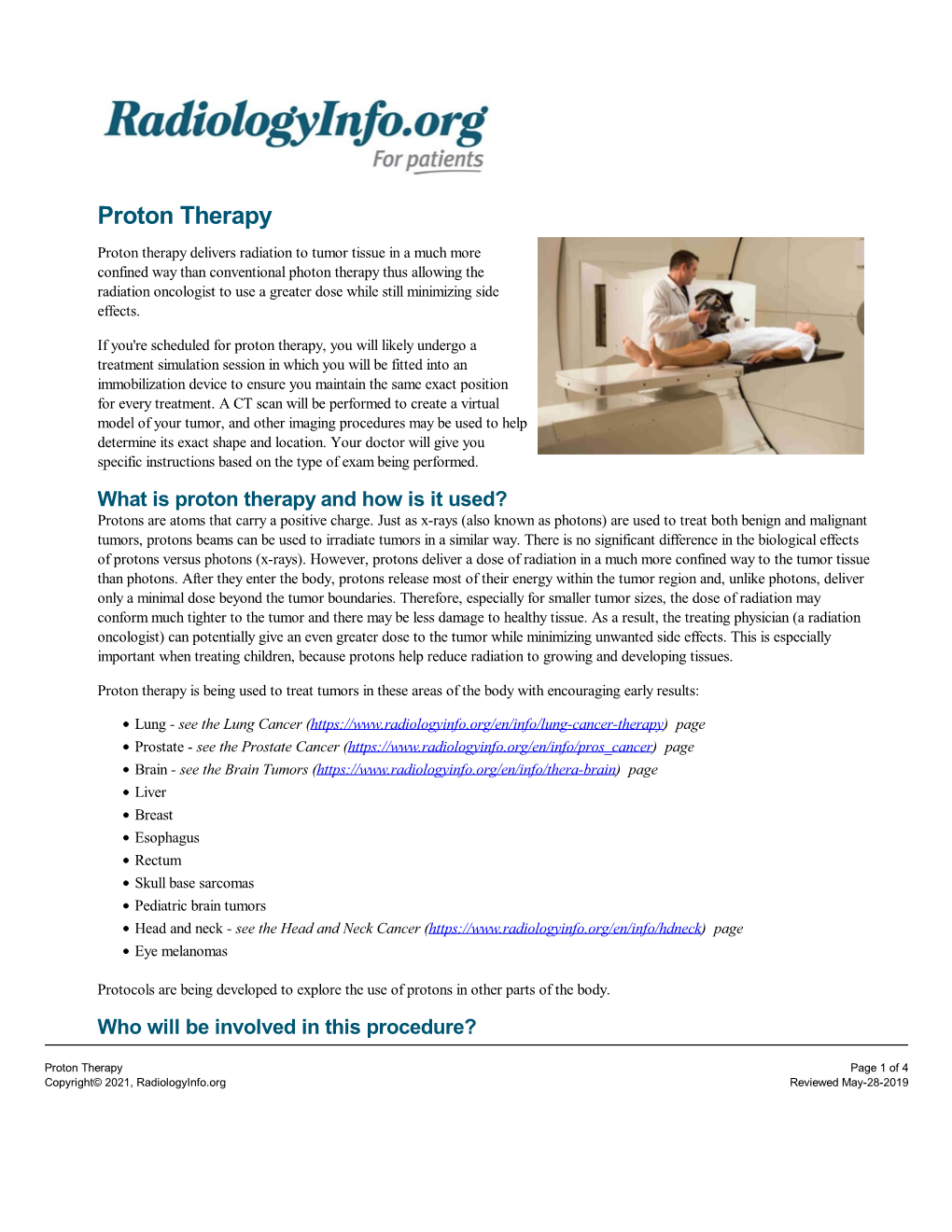 Proton Therapy