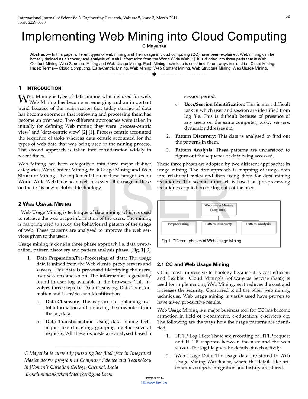 Implementing Web Mining Into Cloud Computing C Mayanka