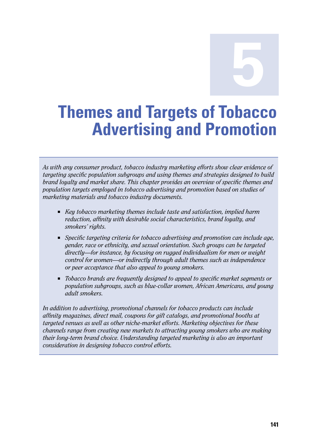 Monograph 19: the Role of the Media in Promoting and Reducing Tobacco