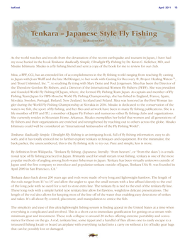 Tenkara – Japanese Style Fly Fishing by Rozlynn Orr
