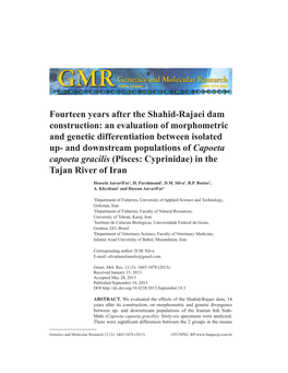 An Evaluation of Morphometric and Genetic Differentiation