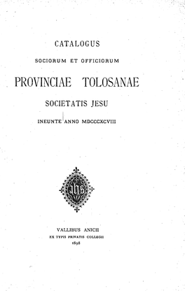 Provinciae Tolosanae