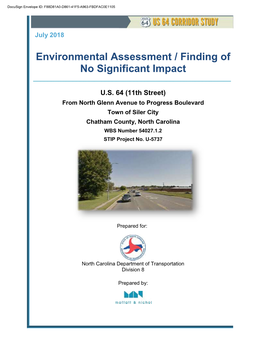 Environmental Assessment / Finding of No Significant Impact ______