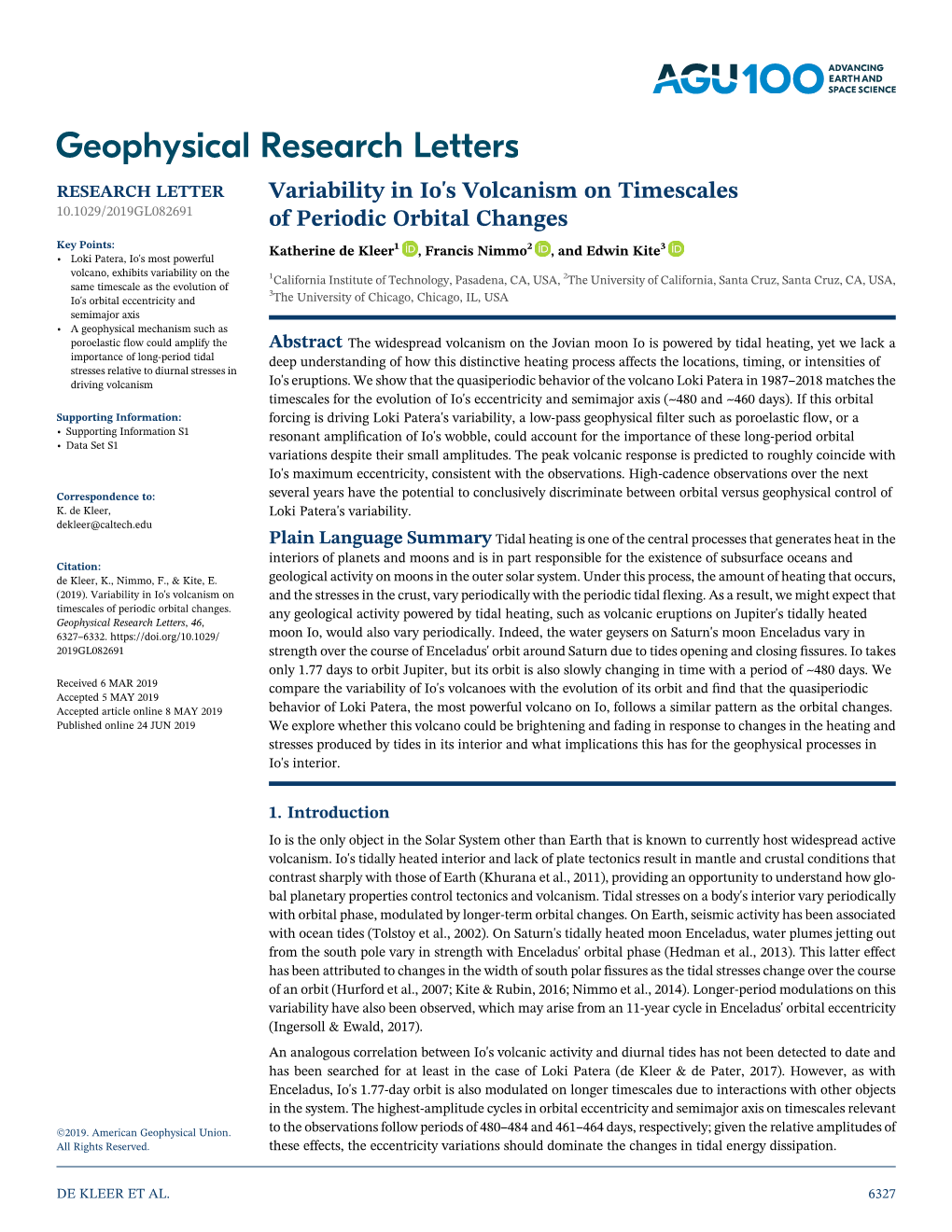 Variability in Io's Volcanism on Timescales of Periodic Orbital Changes