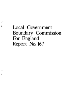 Local Government Boundary Commission for England Report No