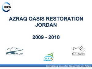 Azraq Oasis Restoration Jordan 2009