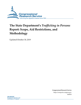 The State Department's Trafficking in Persons Report
