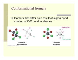 Conformational Isomers