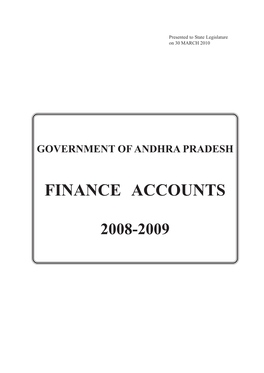 Finance Accounts