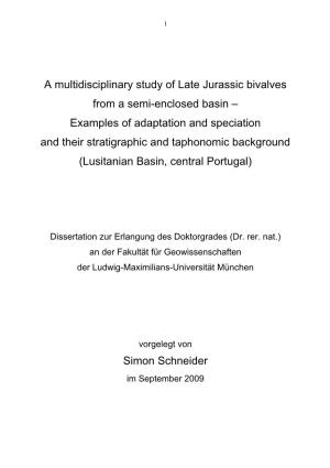 A Multidisciplinary Study of Late Jurassic Bivalves from a Semi