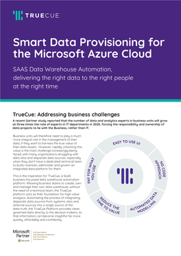 Smart Data Provisioning for the Microsoft Azure Cloud