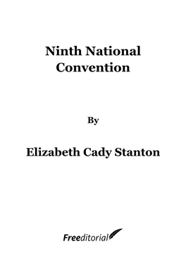Ninth National Convention