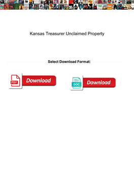 Kansas Treasurer Unclaimed Property