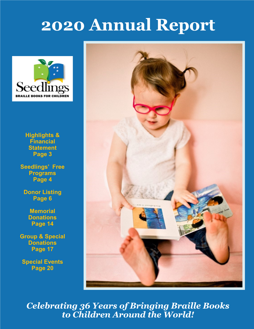 Seedlings' 2020 Annual Report