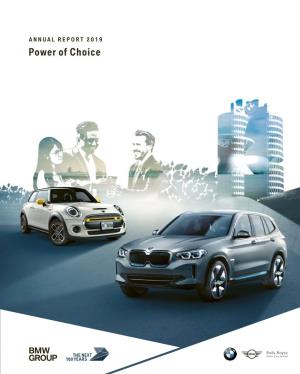 BMW Group Annual Report 2019