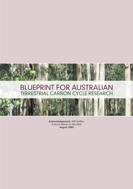 Australian Blueprint for Terrestrial Carbon