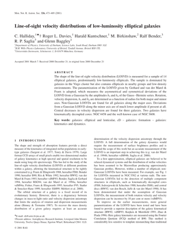 Line-Of-Sight Velocity Distributions of Low-Luminosity Elliptical Galaxies