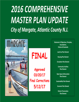 MASTER PLAN UPDATE City of Margate, Atlantic County N.J