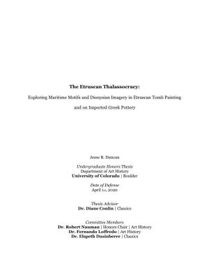 The Etruscan Thalassocracy