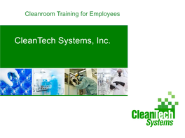 Title 2. Cleanroom Protocol Training