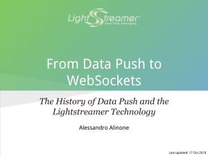From Data Push to Websockets