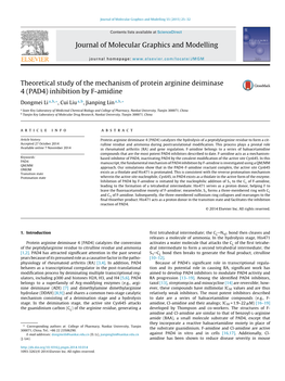 Theoretical Study of the Mechanism of Protein Arginine Deiminase 4